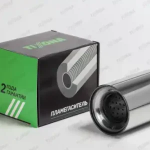 пламегас.коллект.!95x130x57 нерж. (диам.трубы 57мм,общая длина 130мм диаметр бочонка 95мм) Z9513057 TIXONA