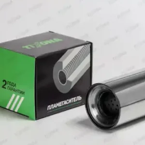 пламегас.коллект.!95x150x57 нерж.(диаметр трубы 57мм, общая длина 150мм диам.бочонка 95мм) Z9515057 TIXONA