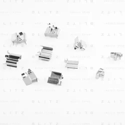 рем.к-кт торм.колодок передних! Mazda 323 1.4/1.5 16V <04, Toyota RAV4 1.8VVTi/2.0D 00> BR0431 BLITZ