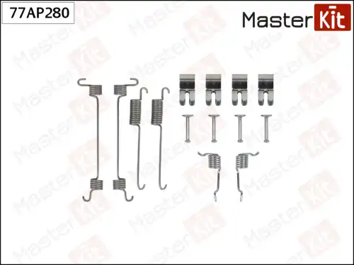 р/к торм.колодок задних! Ford Focus 1.4/1.6/1.8TDDi 98-05 77AP280 MASTERKIT