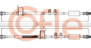 Трос ручного тормоза COFLE 92.11.5470
