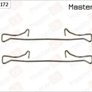 Пружины барабанных тормозных колодок MASTERKIT 77AA172