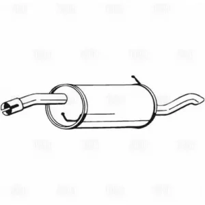 глушитель! Ford Fusion 1.6i 02> EMM 1005 TRIALLI