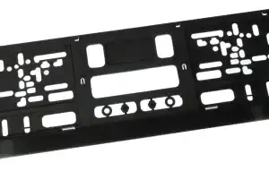 рамка номерная универсальная! односоставная черная без нанесения BRX0270012 BRIX