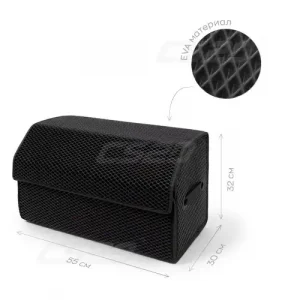 Сумка-органайзер в багажник 55 см с перегородкой черный/черный EVA CS20 DRIVE иу 18553