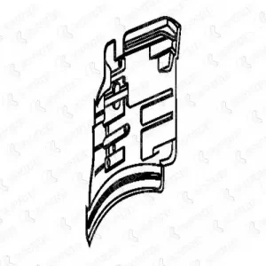 брызговик! передний правыйRVI Premium 385/198 COVIND