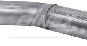 труба глушителя!(нерж) Premium D=127 L=750 с гофрой перед бочкойVolvo FH/FM/Magnum 82235 DINEX