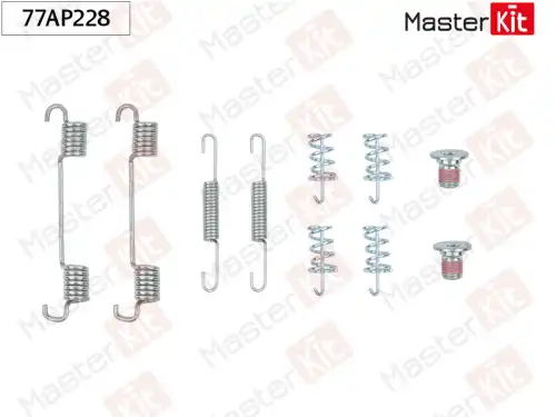 к-кт установочный барабанных колодок! MB W221 05-13 77AP228 MASTERKIT