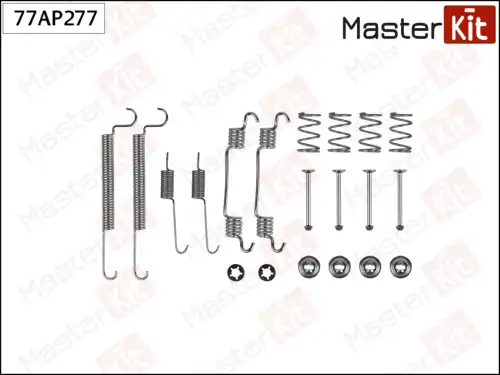 р/к установочный тормозных колодок! Opel Astra 07> 77AP277 MASTERKIT