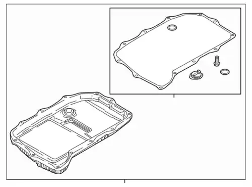 Поддон картера КПП VAG 0D5398009C