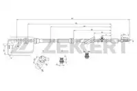 Датчик ABS ZEKKERT SE-6049