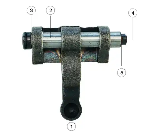 рк дискового тормоза! (м) рычаг нажимной с осью BPW TSB 3709/4309/4312 0810 70113 ANDAC