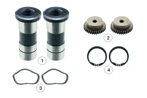 р/к дискового тормоза ! 4(мр)поршни.шестерни, стопоры, уплотн.(левая сторона)DX.195.51 0810 20113 ANDAC