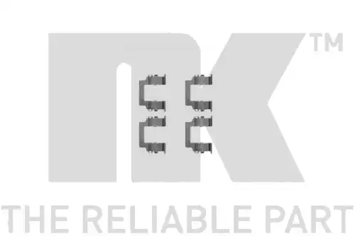 ремк-кт торм.колодок пер.! Mitsubishi Santamo 2.0 16V 99>/Lancer 1.6 16V 92-03 7930161 NK