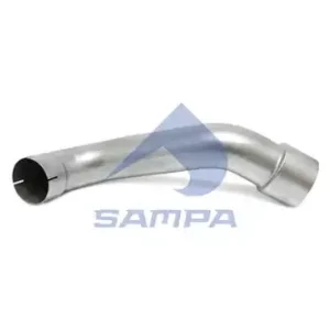 труба глушителя! промежуточная к резонатору 2-изг MB Axor 010.2284 SAMPA