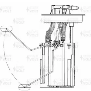 Топливный насос низкого давления СТАРТВОЛЬТ SFM 2490