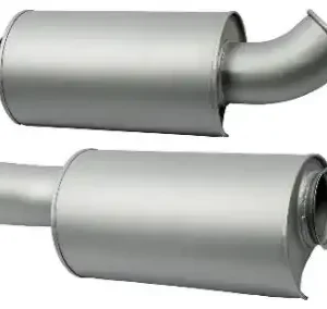 резонатор (бочка) глушителя !кругл. с выхл. труб. 245x455 RVI Magnum, Volvo FL/M/H 48182 SOYLU