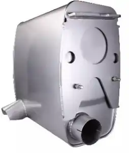 резонатор(бочка) глушителя !E-line ЕВРО 1 прямоугольный MAN TGA 18/26/33 D2866/2876 10502 SOYLU