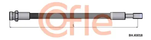 шланг тормозной задний! L=244 KIA Sorento JC 02>