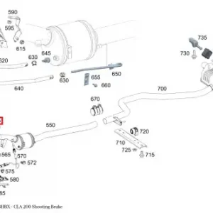 Хомут глушителя MB 000 990 68 03