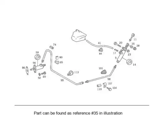 втулка КПП! MB 123 295 01 50