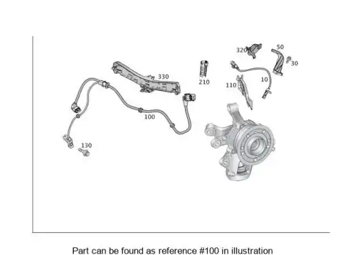 Датчик ABS MB 166 540 56 09