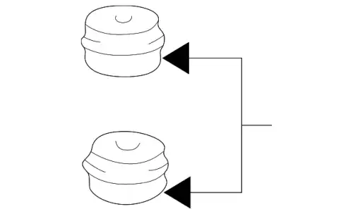отбойник амортизатора зад.!MB W202 1.8 93-00 2023260468