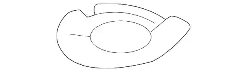 прокладка под пружину! задняя MB W204 204 324 01 84