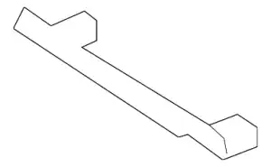 кронштейн глушителя! MB C216 2214920242