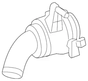 глушитель интеркулера! MB OM642 642 997 04 20