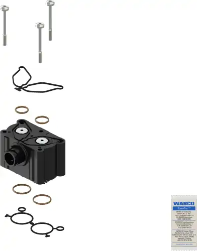 р/к цилиндра переключения КПП! (клапан,кольца упл.,прокладки,болты) MB Actros/Axor 472 400 001 2 WABCO