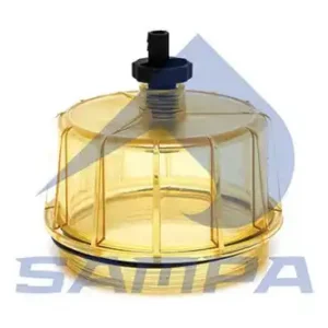 стакан фильтра топливного! прозрач. MB Actros/Axor 010.093 SAMPA