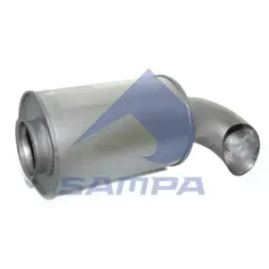 труба глушителя! выхлопная RVI PREMIUM/Magnum, Volvo FL/FM/FH 032.080 SAMPA