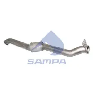 труба глушителя! выхлопная 5-изг с бачком Scania 94/114/124/144/164 041.225 SAMPA