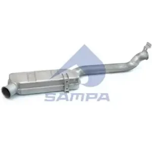 труба глушителя! задняя Scania P/R-Series 041.375 SAMPA