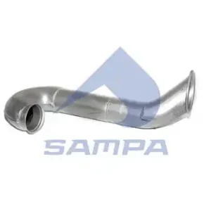 труба глушителя конечная! после бочки d127 DAF XF95 050.438 SAMPA