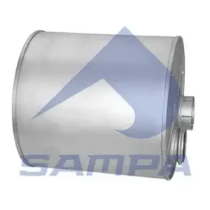 резонатор (бочка) глушителя! S DAF 95XF 050.478 SAMPA
