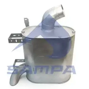 резонатор (бочка) глушителя! RVI Magnum 079.151 SAMPA