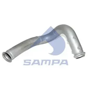 труба гофрированная глушителя передняя! RVI Premium 079.164 SAMPA