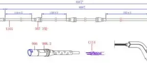 Датчик тормозных колодок HI-Q SWS1620