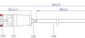 Датчик тормозных колодок HI-Q SWS2500