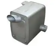 резонатор(бочка) глушителя !E-line ЕВРО 1 прямоуг. 407х601х580 c выхл.вбок D=130.5 MB 27526 SOYLU