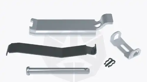 р/к тормозных колодок! 5(мр) пластины, установочный комплект BPW TS2 3709/4309 19760 TTT