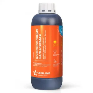 шумоизоляция! (вибро) жидкая, напыляемая ''optimal'', 950г., 1150 кг/м3, пластик. баллон ADVI010 AIRLINE