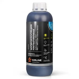 шумоизоляция! (вибро) жидкая, напыляемая 'PRO', 950 г., 1250 кг/м3, пластик. баллон ADVI014 AIRLINE