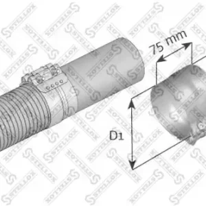 Хомут глушителя STELLOX 82-01075-SX