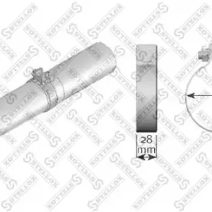Хомут глушителя STELLOX 82-01088-SX