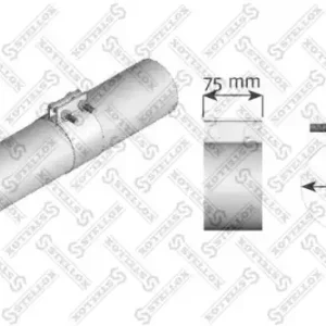 Хомут глушителя STELLOX 82-01089-SX