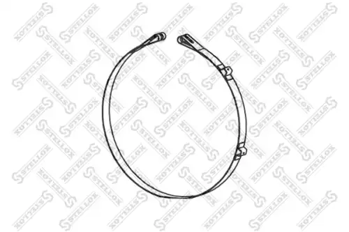 Хомут глушителя STELLOX 82-01090-SX