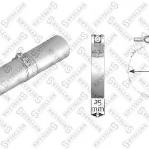 Хомут глушителя STELLOX 82-01094-SX